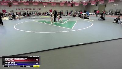 103 lbs Cons. Round 2 - Myra Bair, Wisconsin-Ohskosh vs Brianna Vollendroff, Chadron State