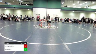 120 lbs Final - Luca Giacobbi, PA vs Tanner Ingle, PA