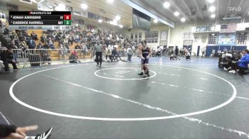 106 lbs Quarterfinal - Cadence Harrell, Mayfair vs Jonah Juergens, Fountain Valley