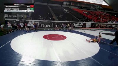 105 lbs Cons. Sub-semis - Killian Dempsey, Montana vs Bearett Freeman, Hawaii