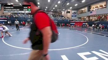 138 lbs Cons. Round 3 - Corban Copeland, Canyon vs Kaleb Dye, Keller Central