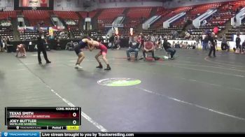 140 lbs Cons. Round 3 - Texas Smith, Simmons Academy Of Wrestling vs Joey Buttler, Whiteland Warriors