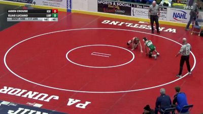 117 lbs Consi Of 16 #2 - Aiden Crouse, New Oxford vs Elias Luciano, Lampeter-Strasburg