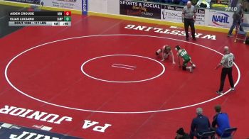 117 lbs Consi Of 16 #2 - Aiden Crouse, New Oxford vs Elias Luciano, Lampeter-Strasburg