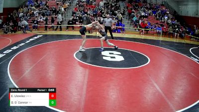 138 lbs Cons. Round 1 - Declan O`Connor, Plum Middle School vs Evan Ulewiez, Greater Latrobe