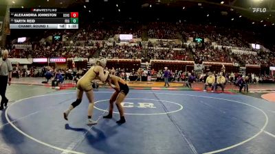 G - 125 lbs Champ. Round 1 - Taryn Reid, Fort Benton Girls vs Alexandria Johnston, Billings Senior High School Girls