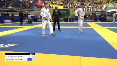 BERNARDO RAUTTE BERNERT vs MATHEUS BURATTI SAMPAIO 2023 Brasileiro Jiu-Jitsu IBJJF