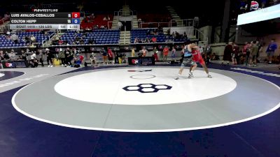 126 lbs Cons. Sub-rd Of 32 - Luis Avalos-Ceballos, IA vs Colton Hepp, VA