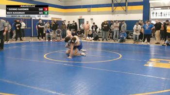 121 lbs Round Of 16 - Gionno Gardner, Canon-McMillan vs Nick Savannah, Butler Area