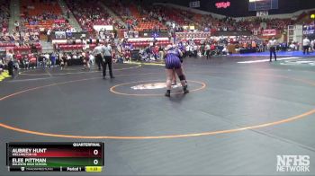 190 lbs Quarterfinal - Elee Pittman, Baldwin High School vs Aubrey Hunt, Wellington HS