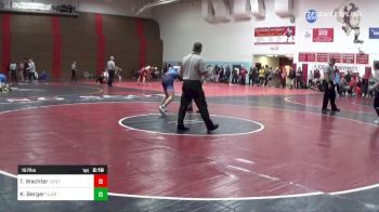 157 lbs Round Of 32 - Trenton Wachter, Central Michigan - Unatt vs Kaeden Berger, Clarion - Unatt