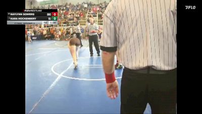 124 lbs Cons. Round 3 - Kara Hockenbery, West Jefferson vs Raylynn Sowers, DiSabato Wrestling Club