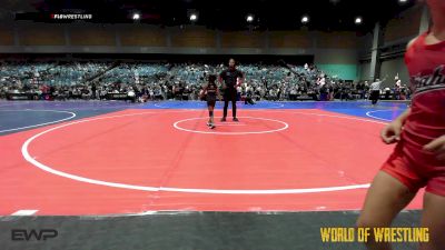 61 lbs Quarterfinal - Emma Rico, Delano Diablos vs Abhisri Vatti, Savage House Wrestling Club