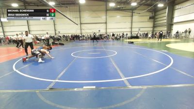 120 lbs Consi Of 64 #2 - Michael Echeverri, NJ vs Jekai Sedgwick, NC