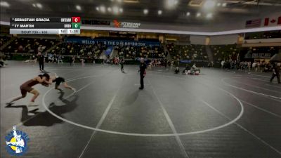 106 lbs Semifinal - Sebastian Gracia, Chicago (Mt. Carmel) vs Ty Martin, Don Bosco