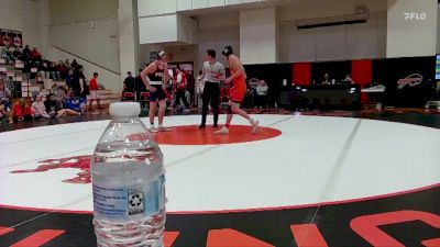 Boys 138 lbs Quarterfinal - Charlie Hoffman, Doniphan West vs Xavier Berges, Onaga