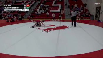 126 lbs 3rd Place Match - Madison Simmons, Gardendale Hs vs Ella Orr, Thompson HS