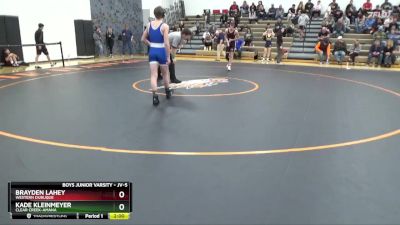 JV-10 lbs Round 2 - Beckett Reed, Urbandale vs Braylen Cavner, Prairie, Cedar Rapids