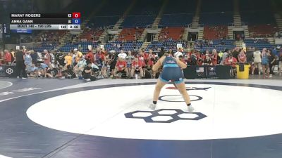 190 lbs Champ. Rd Of 64 - Maray Rogers, Kansas vs Anna Gann, Alabama