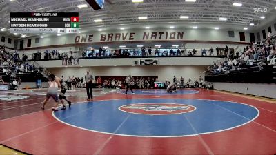 190 lbs Quarters & 1st Wb (16 Team) - Hayden Dearmond, Brantley County HS vs Michael Washburn, Berrien County