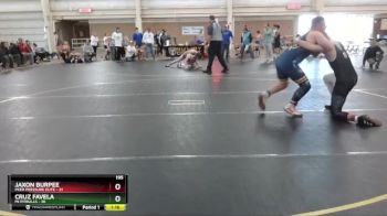 195 lbs Round 1 (4 Team) - Cruz Favela, Mi Pitbulls vs Jaxon Burpee, Peer Pressure Elite