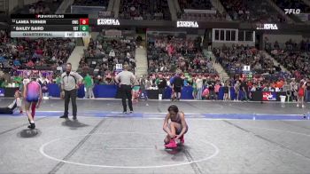 90 lbs Quarterfinal - Lanea Turner, Oakley Wrestling Club vs Bailey Baird, Topeka Blue Thunder