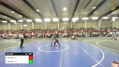 116 lbs Rr Rnd 3 - Scarlett Earles, Mingus Mountain Wrestling vs Paisley Elliott, Crowley County