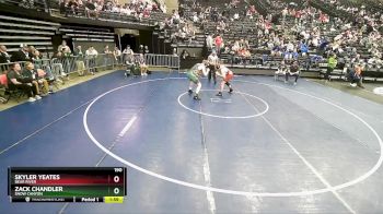 190 lbs Cons. Round 2 - Zack Chandler, Snow Canyon vs Skyler Yeates, Bear River