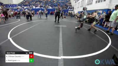 67 lbs Semifinal - Kah'til Tillman Counts, Standfast vs Jett Rodriguez, Noble Takedown Club