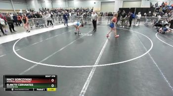 135 lbs Cons. Round 2 - EliBeth Cervantes, Washington vs Macy Gorczynski, Oologah Youth Wrestling