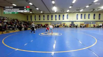 125 lbs Cons. Semi - Thomas Holmquist, St. Johns (mn) vs Chris Kish, Carthage College