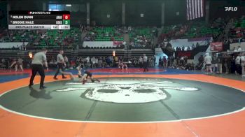 5A 150 lbs 3rd Place Match - Brodie Hale, Corner vs Nolen Dunn, Arab