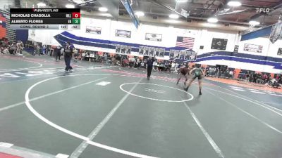 132 lbs Cons. Round 3 - Nicholas Chagolla, Hillcrest vs Alberto Flores, Eleanor Roosevelt