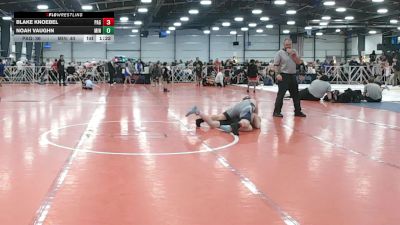 130 lbs Round 3 - 12:00pm Friday - Blake Knoebel, PA Gold vs Noah Vaughn, Minions