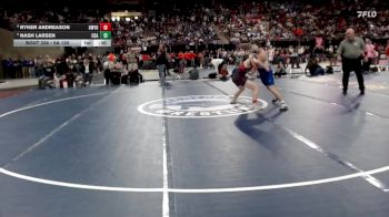 6A 120 lbs Cons. Round 3 - Nash Larsen, Coeur D Alene vs Ryker Andreason, Owyhee