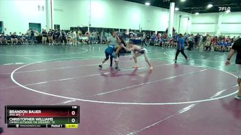 138 lbs Semis & Wb (16 Team) - Christopher Williams, Camden Outsiders The Greasers vs Brandon Bauer, Spec Ops