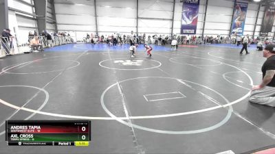 60 lbs Rd# 7- 10:45am Saturday Final Pool - Axl Cross, Terps XPress vs Andres Tapia, SouthWest Elite