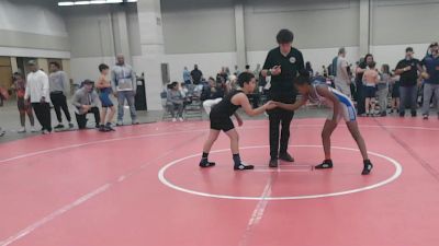 93.5-96.8 lbs Champ. Round 3 - Taliyah Kennerson, Fort Worth PAL Panthers Wrestling vs Jase Handy, Strike And Submit Wrestling Club
