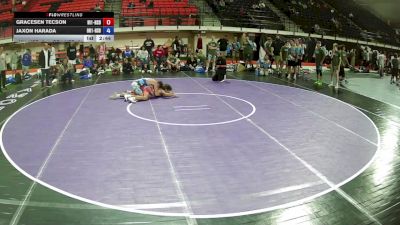 145 lbs Ezekiel-Samson Esperanza, Hawaii 1 HS Boys vs Warren Cook, Oregon 1 HS Boys