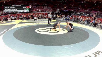 D3-132 lbs 3rd Place Match - Richard Flores, Delta vs Owen Patrizi, Mohawk