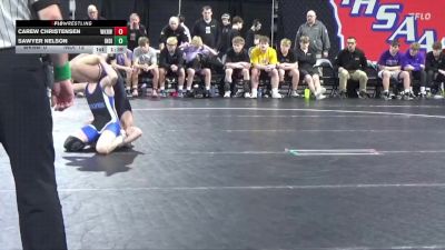 120 lbs Semis - Carew Christensen, Waukee Northwest vs Sawyer Nelson, Indianola