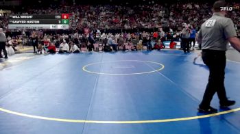 4A 120 lbs 5th Place Match - Will Wright, Teton vs Sawyer Huston, Timberlake