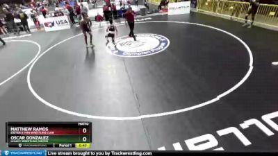 106 lbs Quarterfinal - Matthew Ramos, Exeter X-Men Wrestling Club vs Oscar Gonzalez, Legacy Wrestling Center