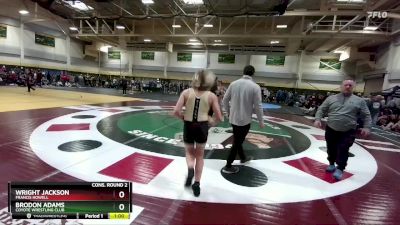 150 lbs Cons. Round 2 - Wright Jackson, Francis Howell vs Brodon Adams, Coyote Wrestling Club