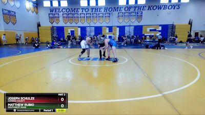 215 Gold Round 2 - Joseph Schulze, Camden County vs Matthew Rubio, Southwest Miami