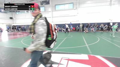 C-132 lbs Round Of 64 - Grady Lambdin, OH vs Jacob LaBryer, PA