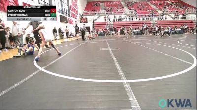 64 lbs Consi Of 4 - Ashton Edie, Mustang Bronco Wrestling Club vs Tyler Thomas, Choctaw Ironman
