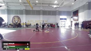 175 lbs Champ. Round 2 - Wyatt Wexler, Hillcrest vs Taylor Powers, Xavier Prep