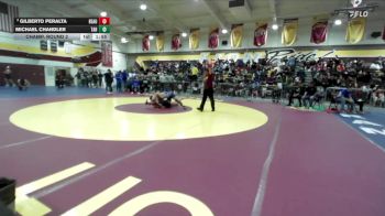 190 lbs Champ. Round 2 - Michael Chandler, Tahquitz vs Gilberto Peralta, Beaumont