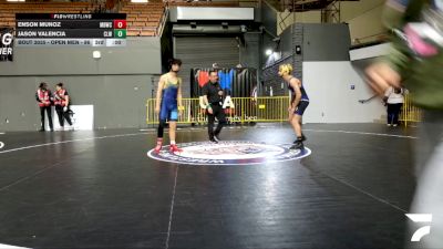 Junior Boys - 144 lbs Cons. Round 5 - Elijah Ra, Torrey Pines High School Wrestling vs Madox Leal, Temecula Valley High School Wrestling